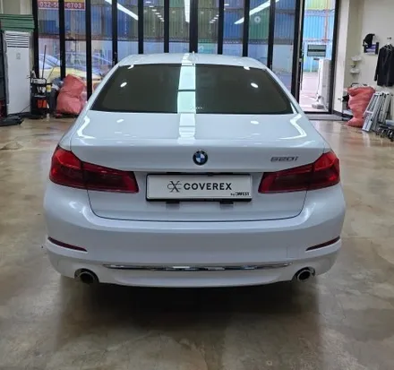 인천랩핑 BMW 520I 전체랩핑 HANYA필름 크리센트 화이트 / 인천 서구 경서동