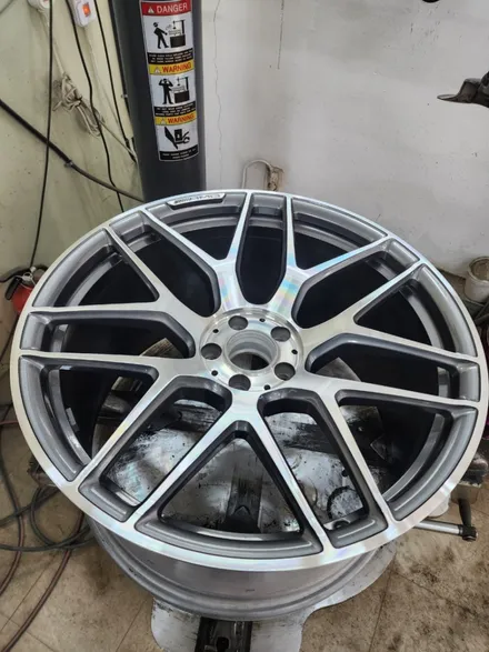 수원 벤츠 amg GT 21인치 다이어몬드커팅 휠 작업 후기 / 수원, 화성
