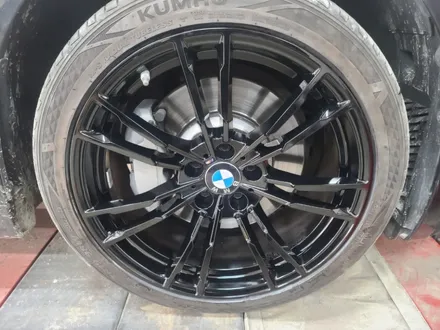 강남휠복원 BMW M550 검정유광휠 광택을 되찾았어요 / 수원, 화성