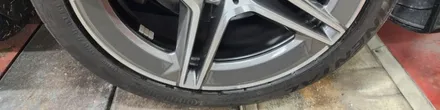 수원 휠복원 벤츠 CLS 300D 19인치 다이아몬드커팅휠 복원 후기 / 수원, 화성