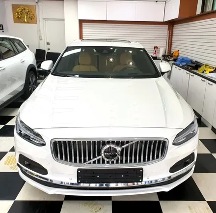 인천 신차패키지 볼보 S90 후퍼옵틱 GK 썬팅 시공