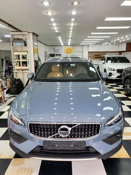 인천 신차패키지 볼보 V60 글라스틴트 선셋