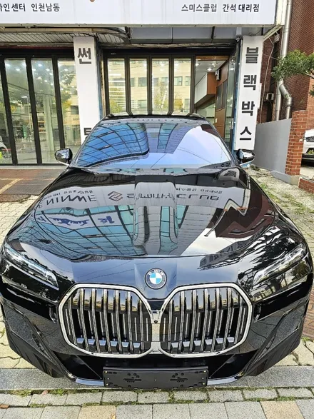 인천 신차패키지 BMW 740i 후퍼옵틱 KBR 썬팅 시공