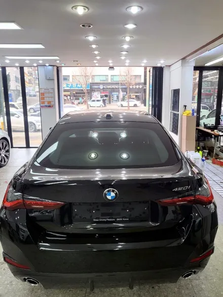 인천/부천 BMW 420i 신차패키지 스미스클럽 벨라 썬팅 시공