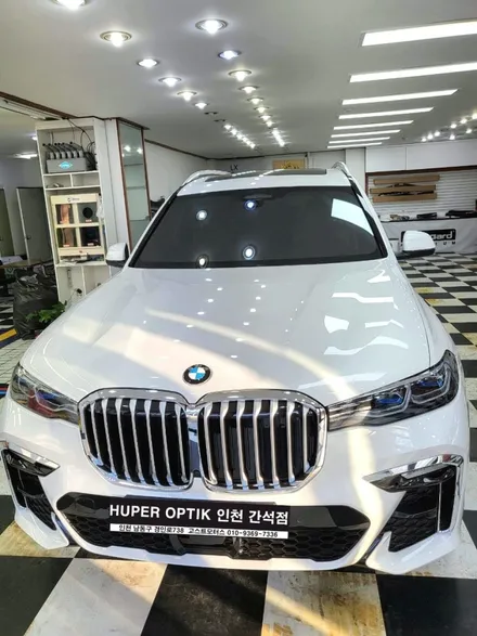 인천 신차패키지 BMW X7 후퍼옵틱 프리미엄 나노 세라믹 썬팅