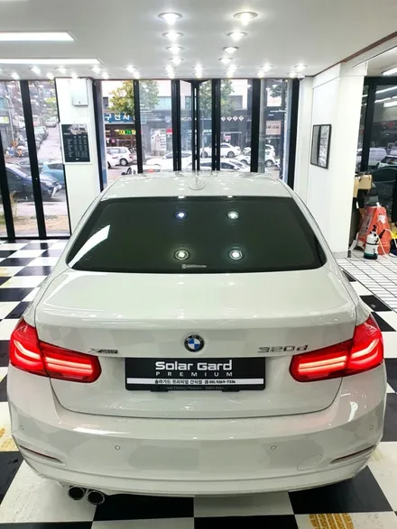 인천 신차패키지 BMW 320D 스미스클럽 T1 썬팅 시공