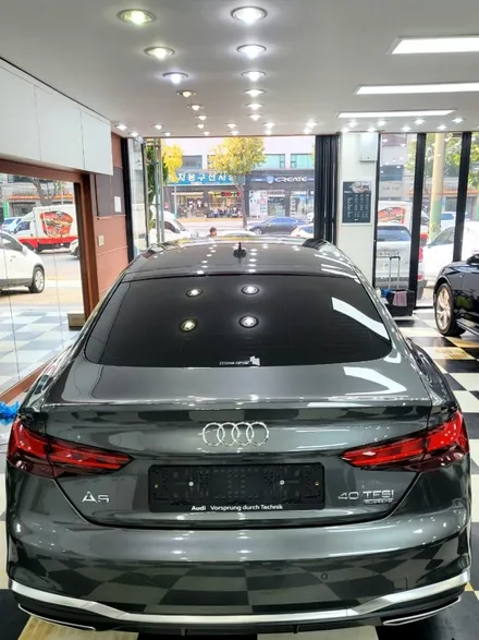 인천 신차패키지 아우디 A5 스포트백 후퍼옵틱 GK 썬팅
