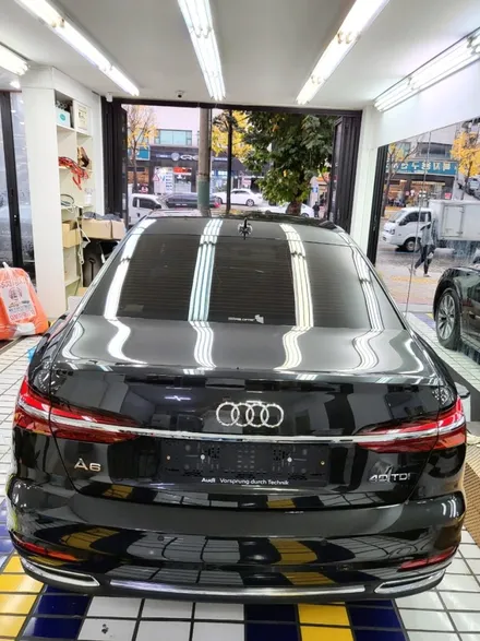 인천 신차패키지 아우디 A6 후퍼옵틱 GK 썬팅