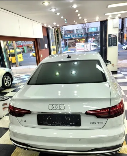 인천 신차패키지 아우디 A4 스미스클럽 플럭스 썬팅