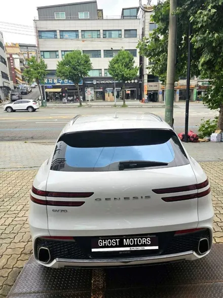 인천 썬팅 재시공 제네시스 GV70 스미스클럽 미러블루 썬팅 시공