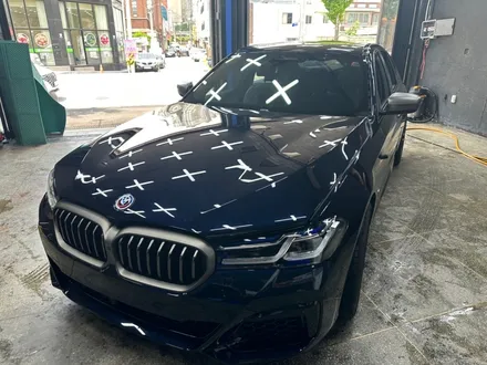 광주 랩핑 BMW M550i 고광택 시멘트 / 광주 서구