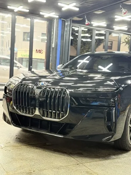 광주 랩핑 BMW 7시리즈 투톤 블랙&화이트 시공후기