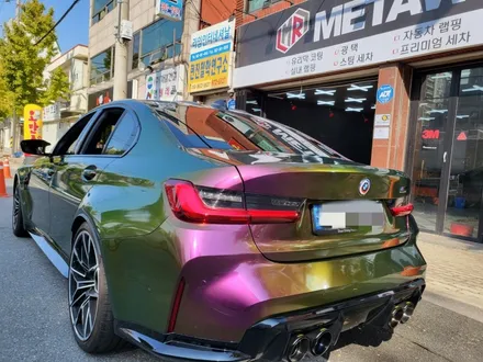 광주랩핑 BMW M3 카멜레온 자동차 랩핑지 후기 / 광주 서구