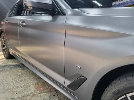 광주랩핑 BMW530i 사틴 다크 그레이 전체시공 / 광주 서구