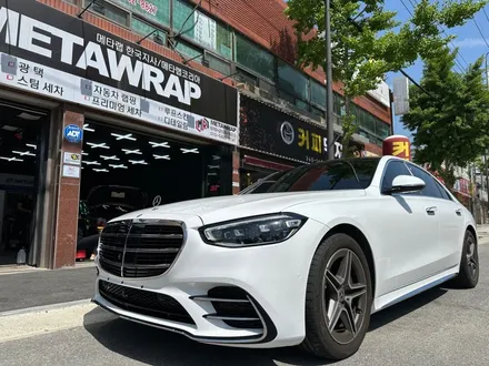 벤츠S클래스 화이트 랩핑 주의사항 / 광주 서구