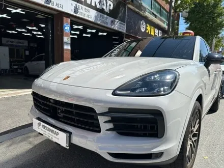 광주 랩핑 포르쉐 카이엔 고광택 크레용 시공기 / 광주 서구