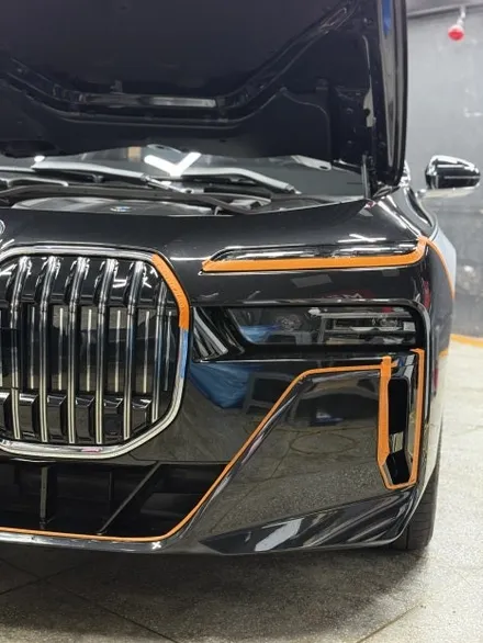 광주 랩핑 BMW 7시리즈 투톤 블랙&화이트 시공후기