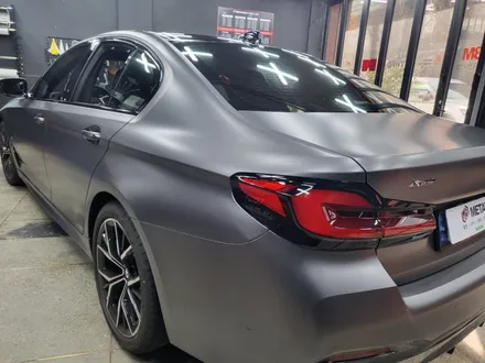 광주랩핑 BMW530i 사틴 다크 그레이 전체시공 / 광주 서구