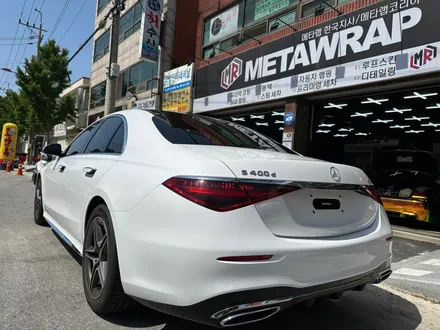 벤츠S클래스 화이트 랩핑 주의사항 / 광주 서구