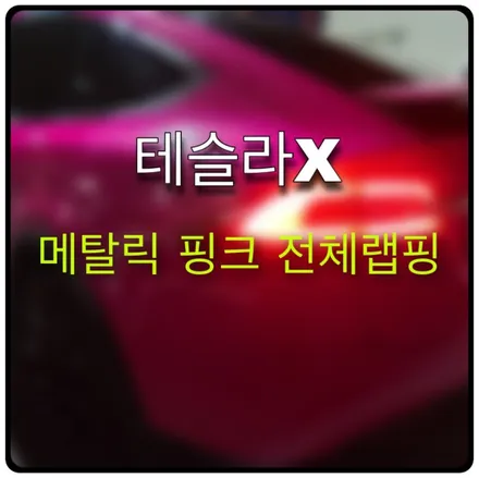 테슬라 모델X 자동차 전체 랩핑 시공 부터 관리방법까지! / 광주 서구