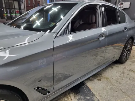 광주랩핑 BMW530i 사틴 다크 그레이 전체시공 / 광주 서구