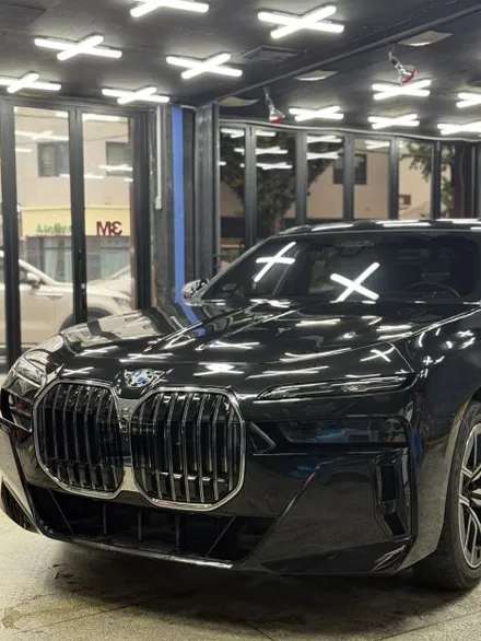 광주 랩핑 BMW 7시리즈 투톤 블랙&화이트 시공후기