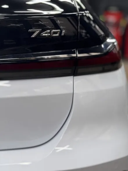 광주 랩핑 BMW 7시리즈 투톤 블랙&화이트 시공후기