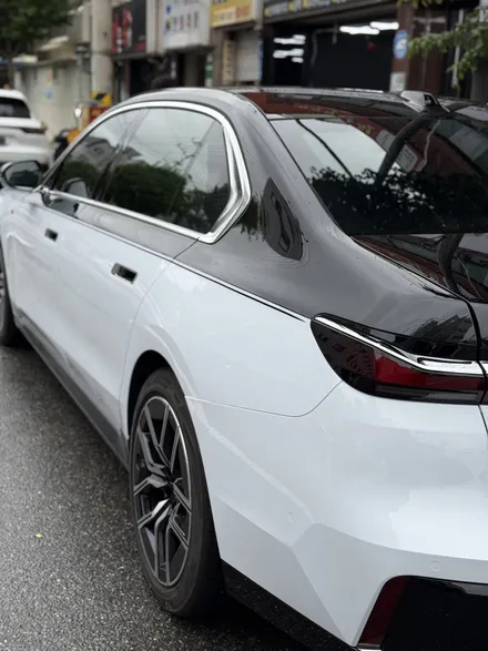 광주 랩핑 BMW 7시리즈 투톤 블랙&화이트 시공후기