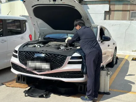 제네시스 멤버십 홈투홈 엔진오일 교환 서비스 이용방법 / 광주 서구