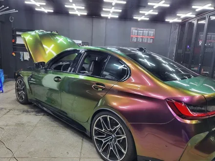 광주랩핑 BMW M3 카멜레온 자동차 랩핑지 후기 / 광주 서구