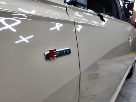 아우디A6 베이지 고광택 PET 전체랩핑