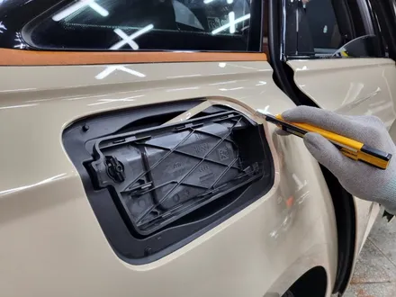 아우디A6 베이지 고광택 PET 전체랩핑