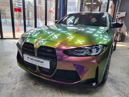 광주랩핑 BMW M3 카멜레온 자동차 랩핑지 후기 / 광주 서구