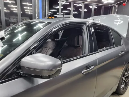 광주랩핑 BMW530i 사틴 다크 그레이 전체시공 / 광주 서구
