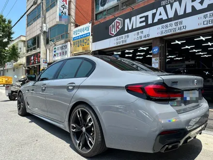광주 랩핑 BMW M550i 고광택 시멘트 / 광주 서구