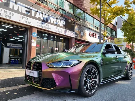 광주랩핑 BMW M3 카멜레온 자동차 랩핑지 후기 / 광주 서구