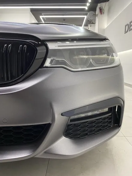 고양 랩핑, BMW G30 530i M 스포츠 세단 3m 사틴 다크 그레이 전체랩핑 / 고양시 덕양구 도내동