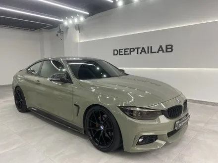 삼송 랩핑,BMW 420i M 스포츠 쿠페 택랩 그라우 펄 전체 랩핑+포지드카본 부분랩핑 / 고양시 덕양구 도내동