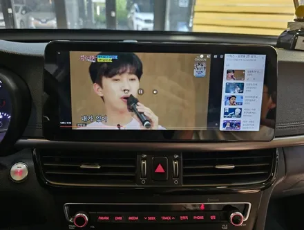 올뉴K5 순정네비 탈거. 모터스밸류 12.3인치 안드로이드올인원 교체 - 수원 봉브로스