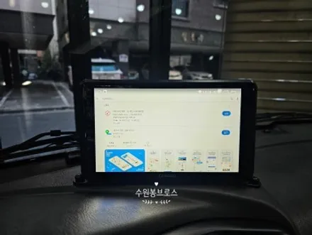 포터2 신형. 거치대 스마트폰 네비는 이제그만! 카나로X플러스 안드로이드 올인원 시공으로 편안한 운전 -수원 봉브로스