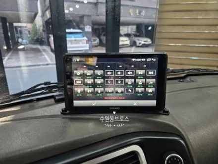 포터2 신형. 거치대 스마트폰 네비는 이제그만! 카나로X플러스 안드로이드 올인원 시공으로 편안한 운전 -수원 봉브로스