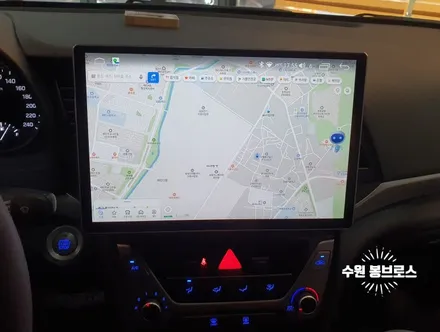 아반떼AD Navifly M700S 13인치 안드로이드올인원 작업 - 수원 봉브로스