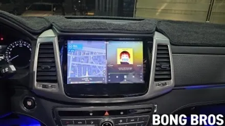 렉스턴 스포츠 순정 내비고장 카나로알파7870 안드로이드 올인원 으로 교체했어요 -수원 봉브로스