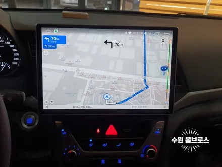 아반떼AD Navifly M700S 13인치 안드로이드올인원 작업 - 수원 봉브로스