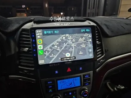 싼타페CM. 9인치 안드로이드올인원 시공으로 고급스러움 장착 -수원 봉브로스