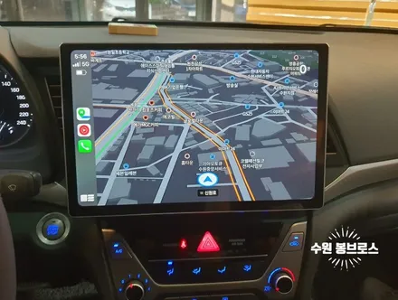 아반떼AD Navifly M700S 13인치 안드로이드올인원 작업 - 수원 봉브로스