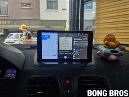SM3 내비고장 카나로알파 안드로이드 올인원 최신 네비게이션 으로 교체 했어요-수원 봉브로스