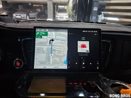올뉴 카니발. MEKEDE M7 Plus 7870 해외직구 13인치 안드로이드 올인원 교체시공 -수원 봉브로스