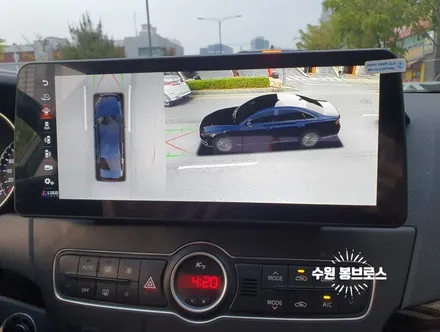 더뉴K7 12.3인치안드로이드올인원, 360어라운드뷰 시공 - 수원 봉브로스