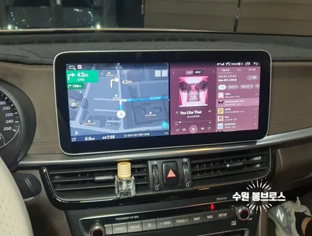 올뉴K5 12.3인치 안드로이드올인원, 360어라운드뷰 시공 - 수원 봉브로스